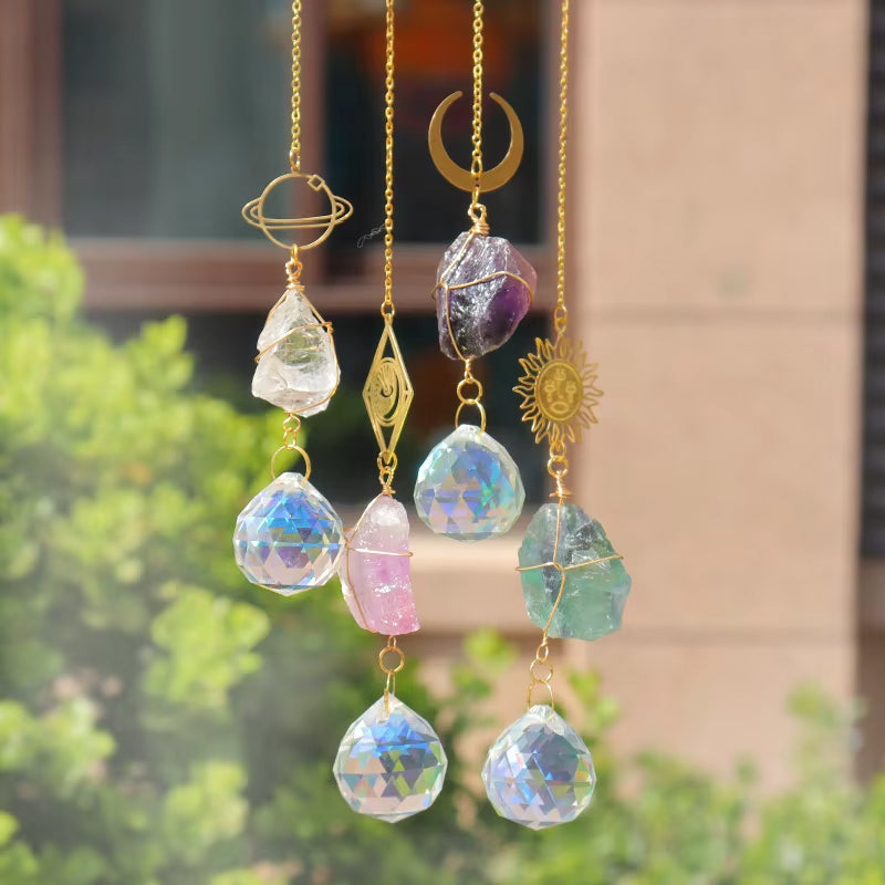 Kristall Sonnenfänger mit Edelstein