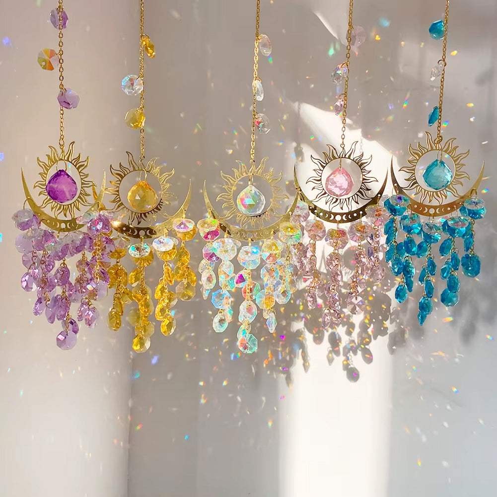 Sonne & Mond Sonnenfänger mit Kristallen