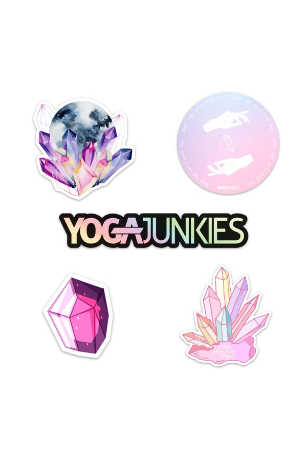 Crystal Junkies 5-Piece Sticker Pack