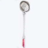 Gemstone Tea Strainer With Aura Quartz