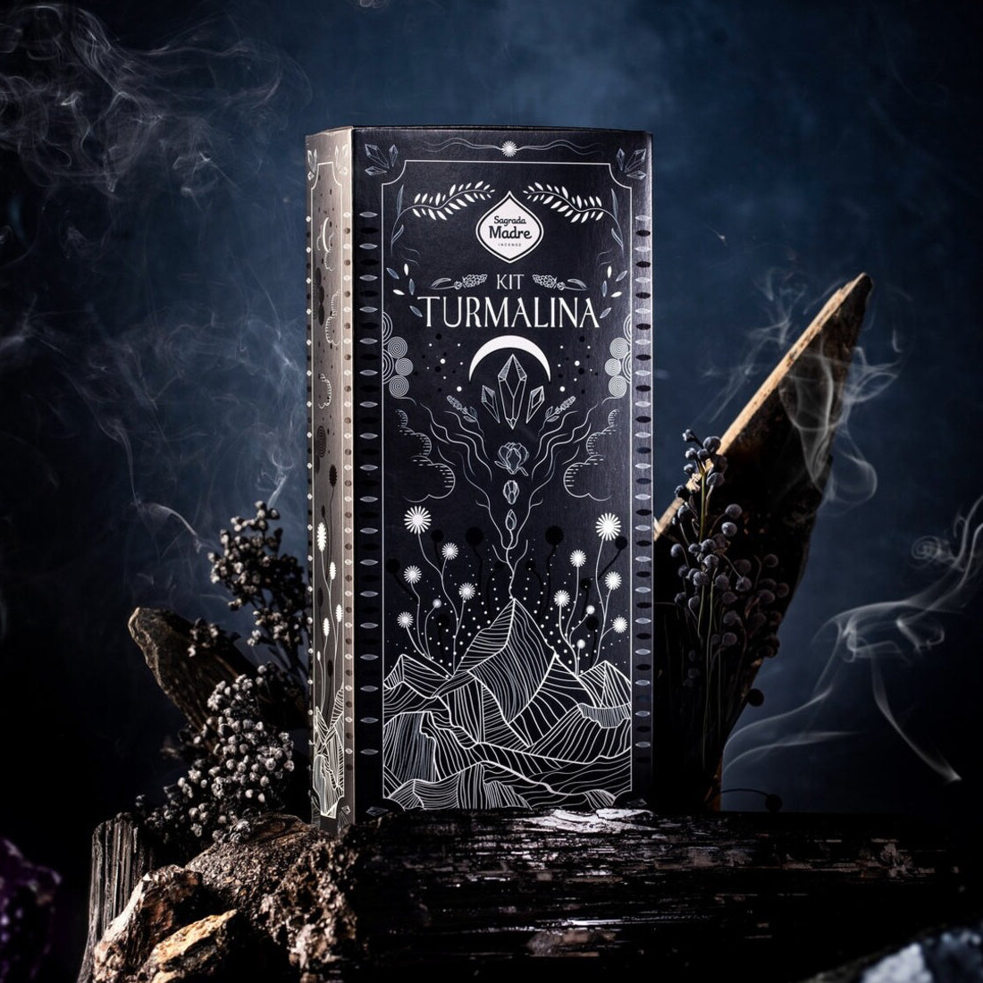 Tourmalin Räucherbox