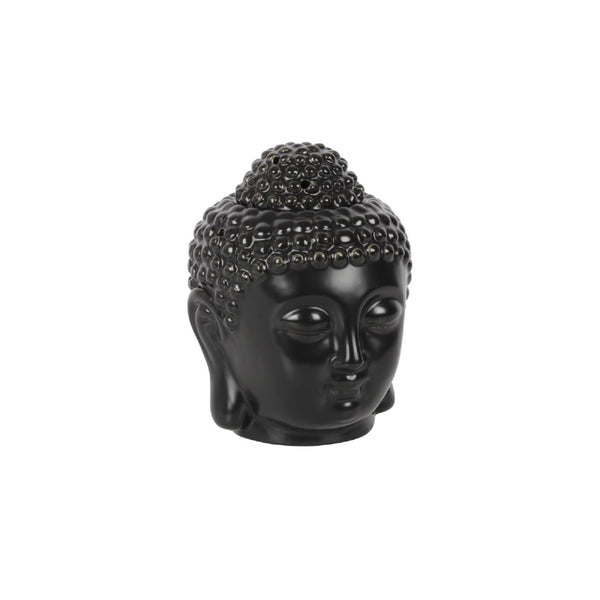 Schwarzer Buddha-Kopf-Ölbrenner