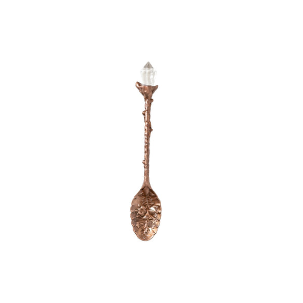 Loose Incense Crystal Spoon Copper