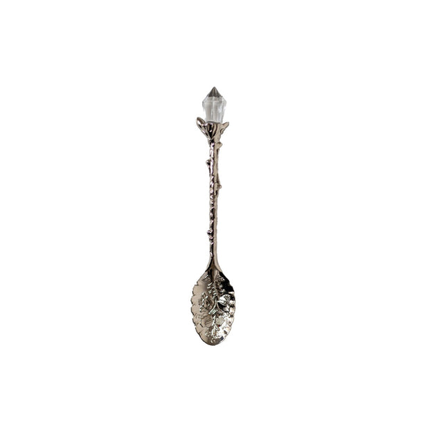 Loose Incense Crystal Spoon Silver